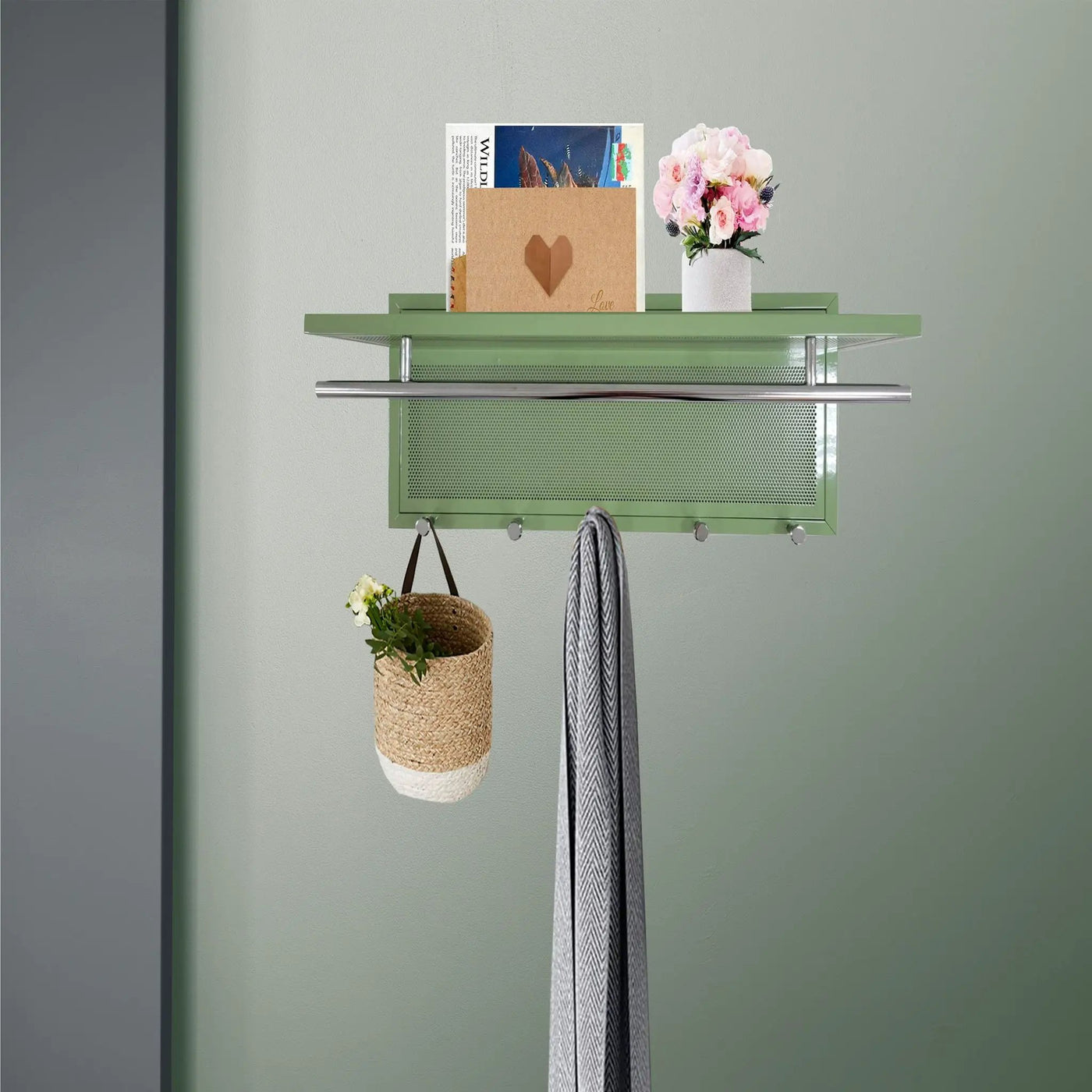 Esyspot - Hook Wall Mounted With Shelf by Unique Piece Furniture