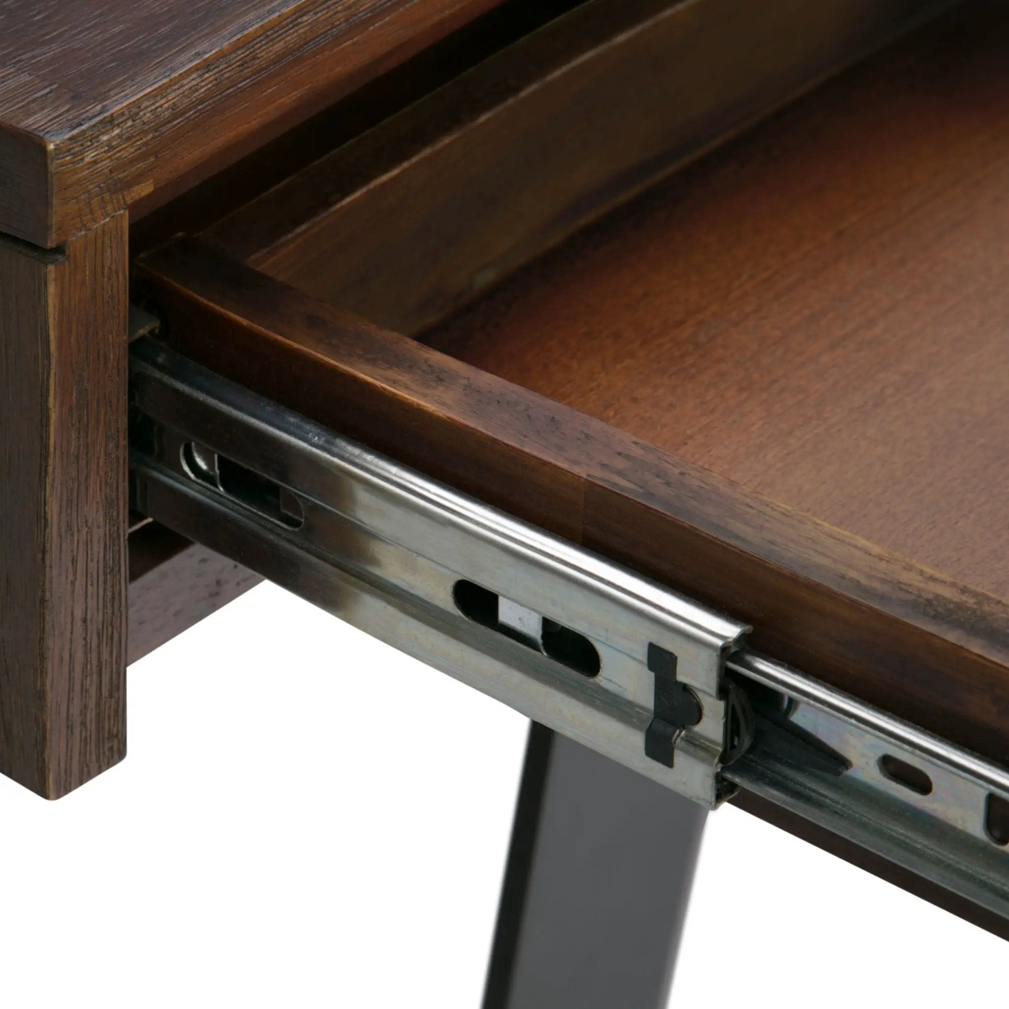 Lowry - Desk - Distressed Charcoal Brown by Unique Piece Furniture