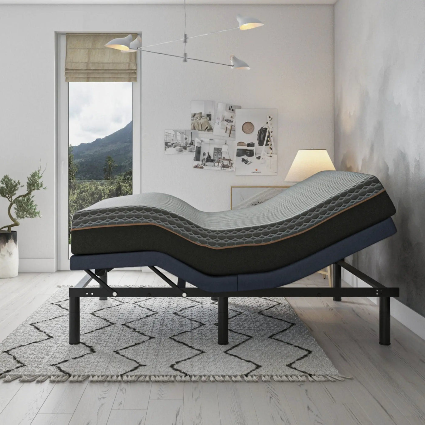 Bt2500 - Adjustable Bed Base With Full-Range Positions Adjustment by HouseOfZazla