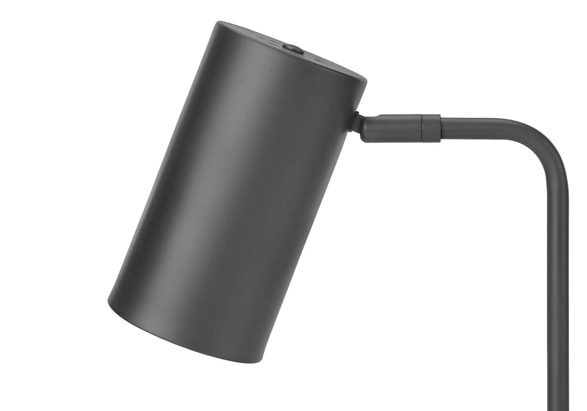 Lighting, Table Lamp, USB Port Included, Modern - Gray by HouseOfZazla