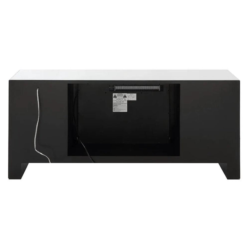 Noralie - 28" TV Stand With Fireplace & LED - Mirrored & Faux Diamonds by Unique Piece Furniture