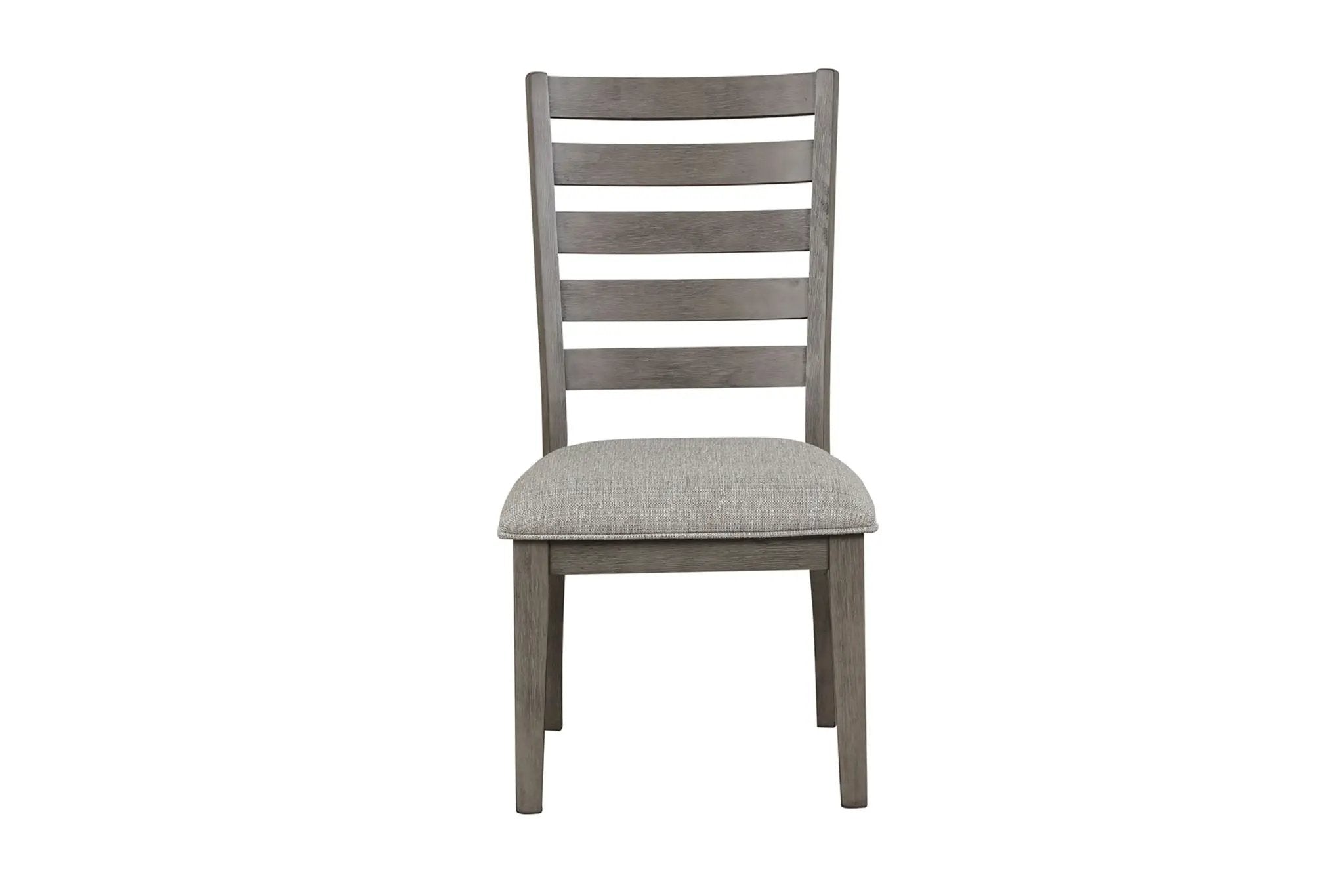 Side Dining Chair With Ladder Back (Set of 2) - Gray by Unique Piece Furniture