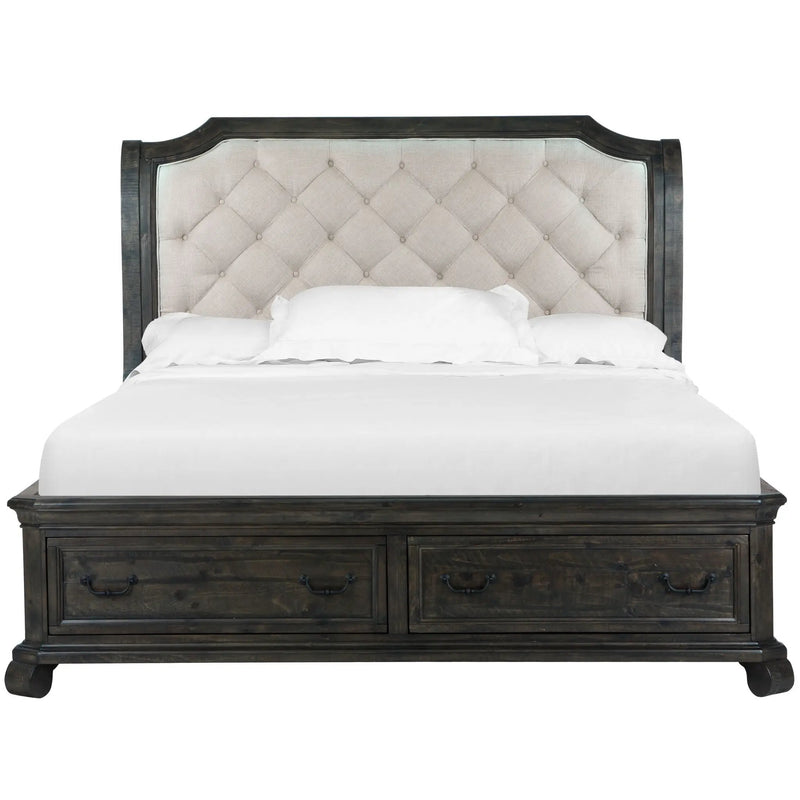 Bellamy - Complete Sleigh Storage Bed by Unique Piece Furniture