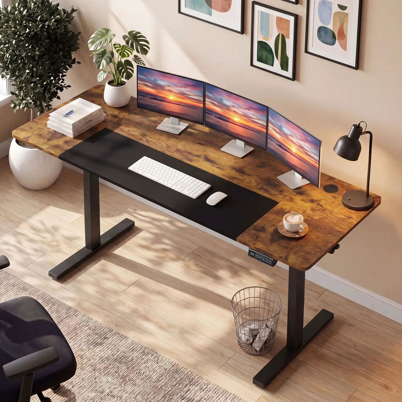 Electric Standing Desk 63x24 Inch with Memory Presets by DirectDeals