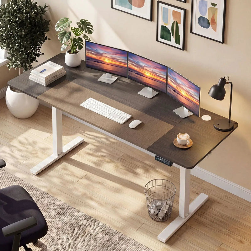 Electric Standing Desk 63x24 Inch with Memory Presets by DirectDeals