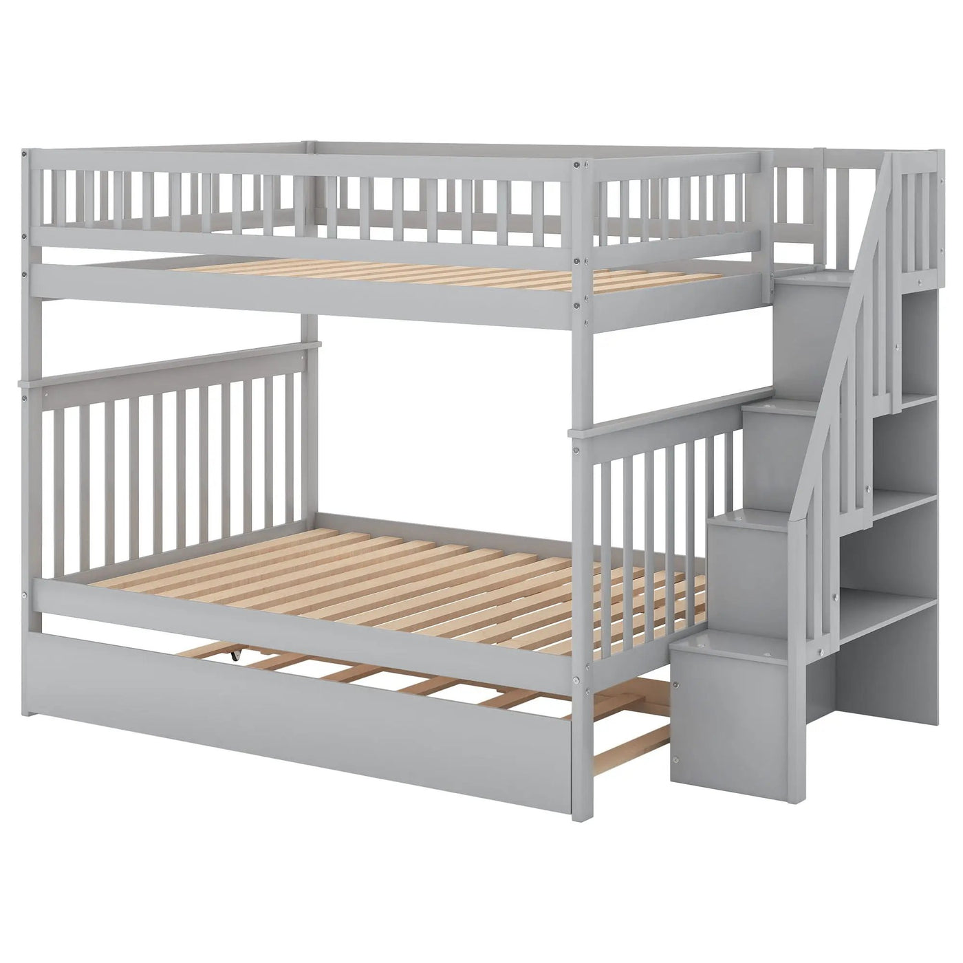 Bunk Bed With Staircase by HouseOfZazla