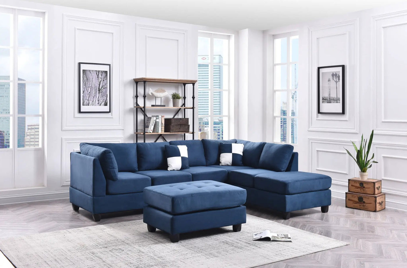 Malone - Comfort Sectional by Unique Piece Furniture