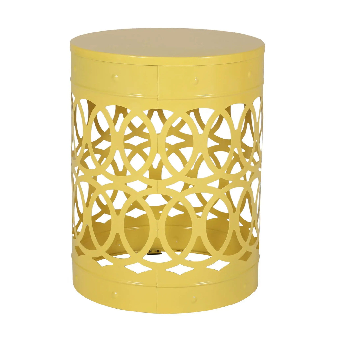 Outdoor Metal Large End Table, Modern Design by HouseOfZazla