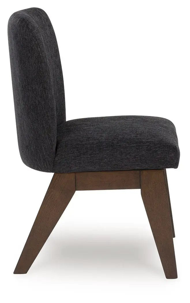 Dilenno - Dining Upholstered Side Chair (Set of 2) - Dark Brown by Unique Piece Furniture