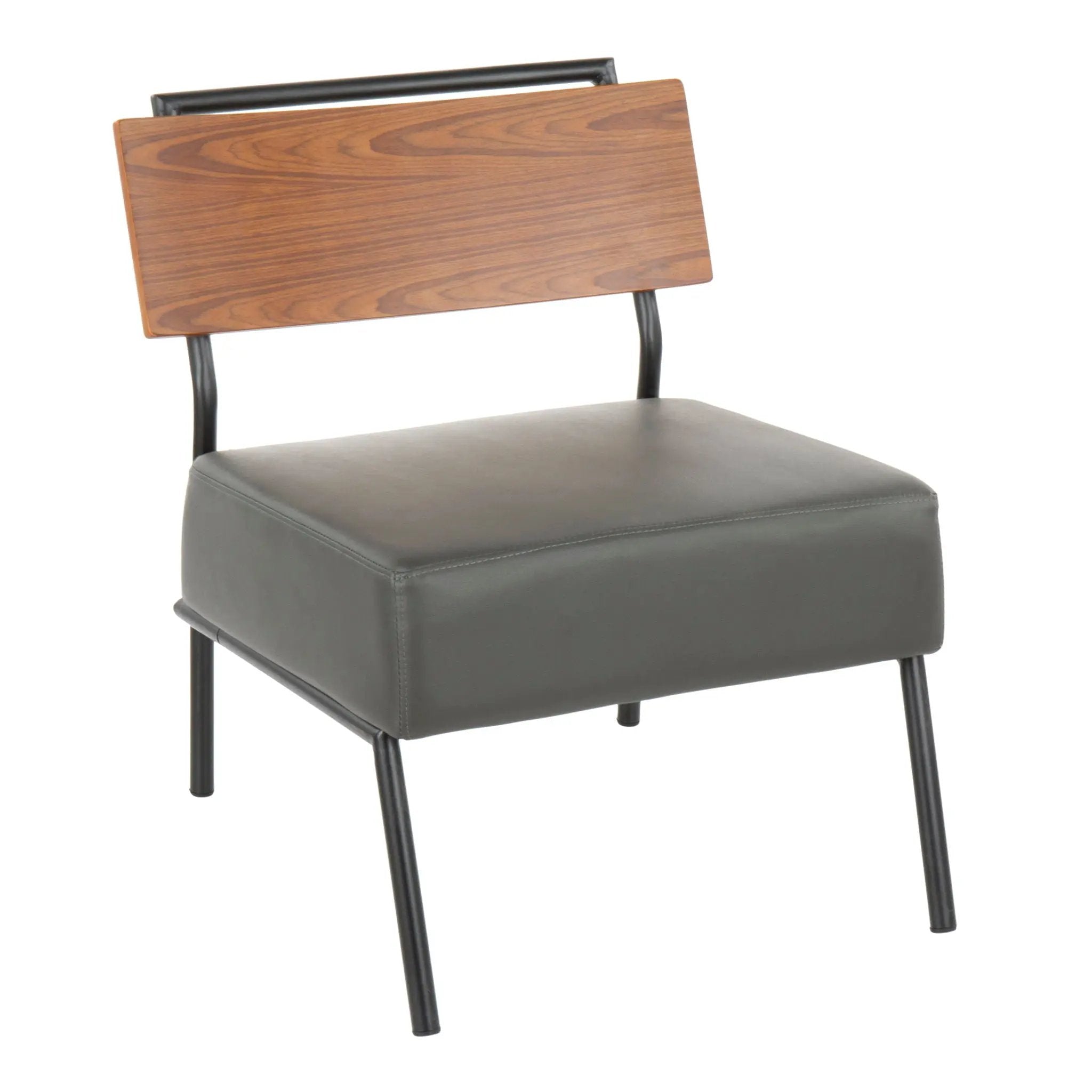 Fiji - Contemporary Chair - Gray / Walnut by Unique Piece Furniture