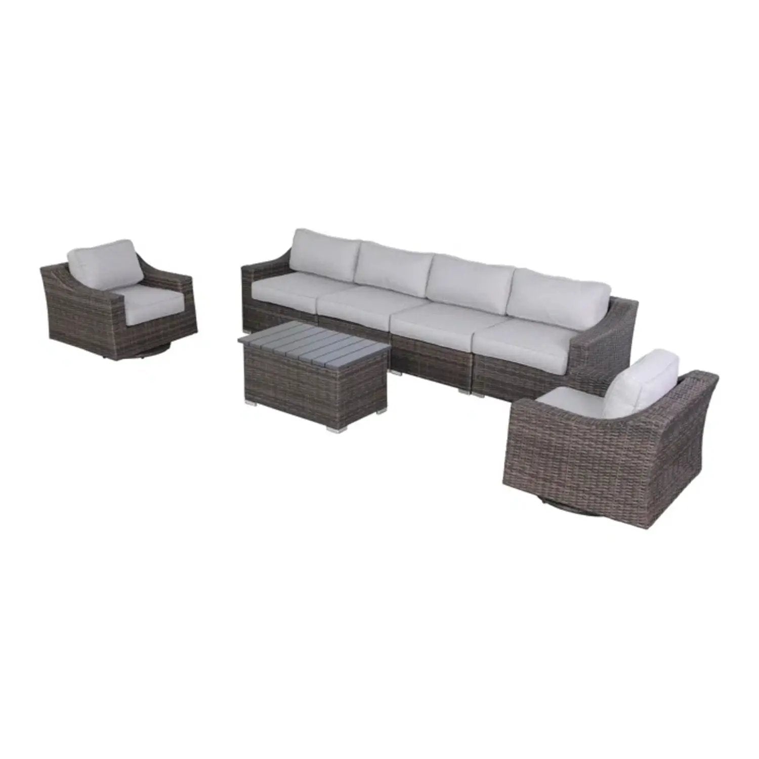Stylish Sofa Seating Group With Cushions Perfect For Outdoor Gatherings by Unique Piece Furniture