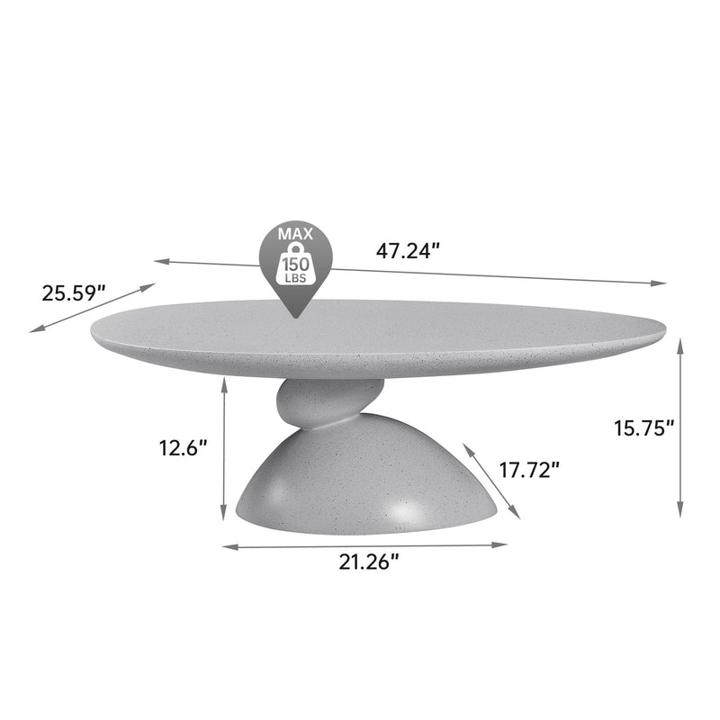 Lucky Stone Shaped Table by HouseOfZazla