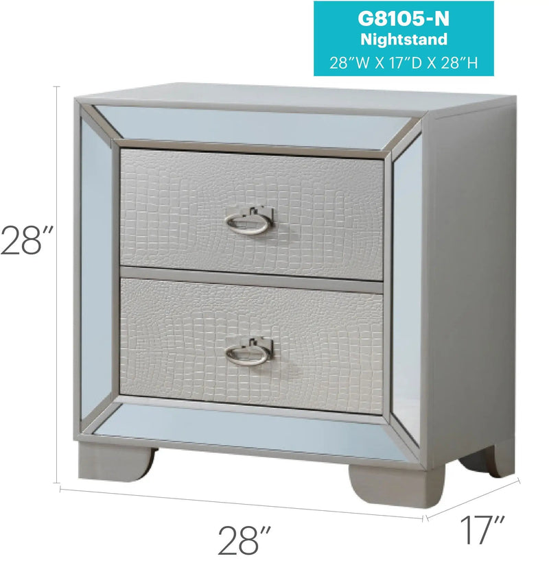 Contemporary Nightstand With Versatility by HouseOfZazla