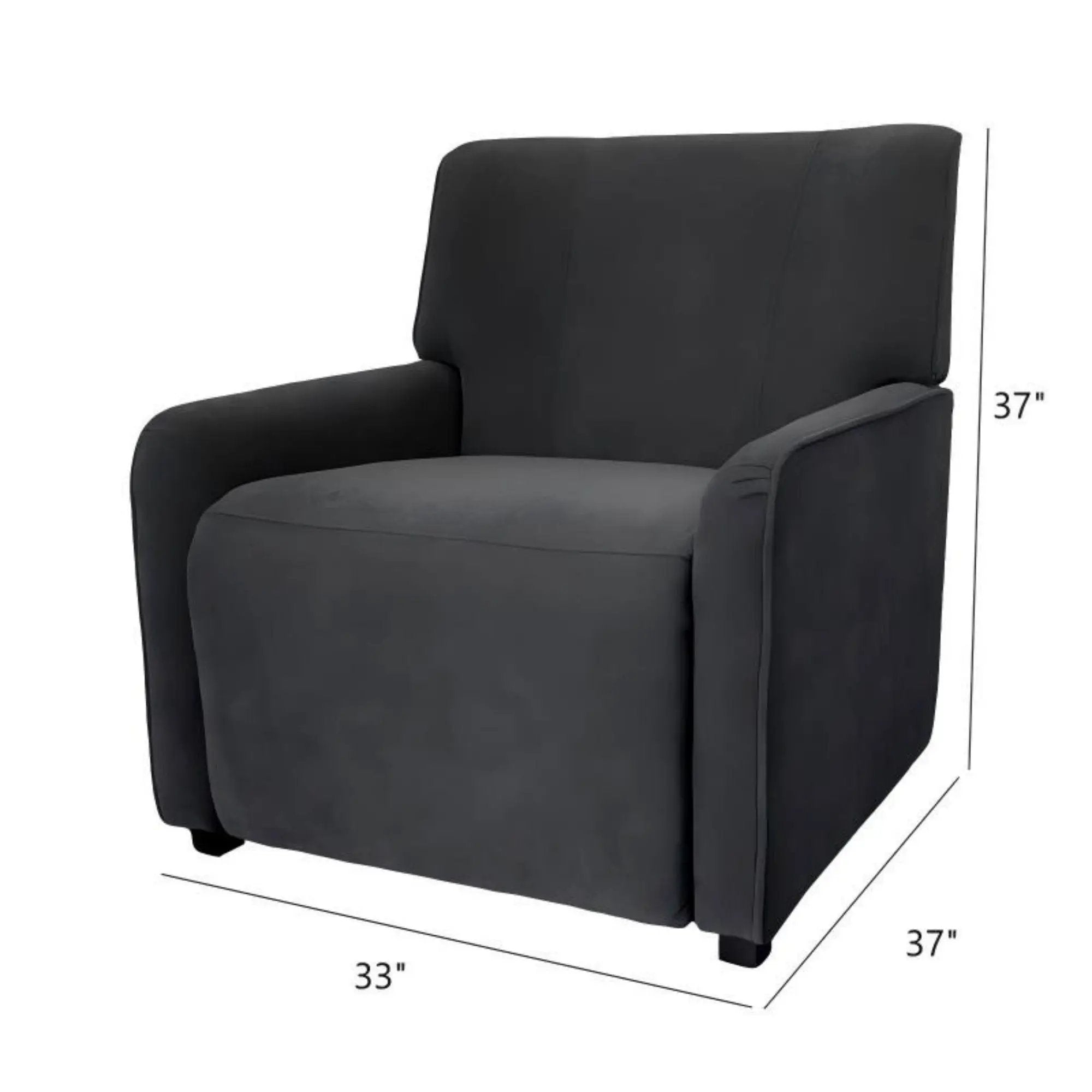 Stylish Recliner Chair - Gray by Unique Piece Furniture