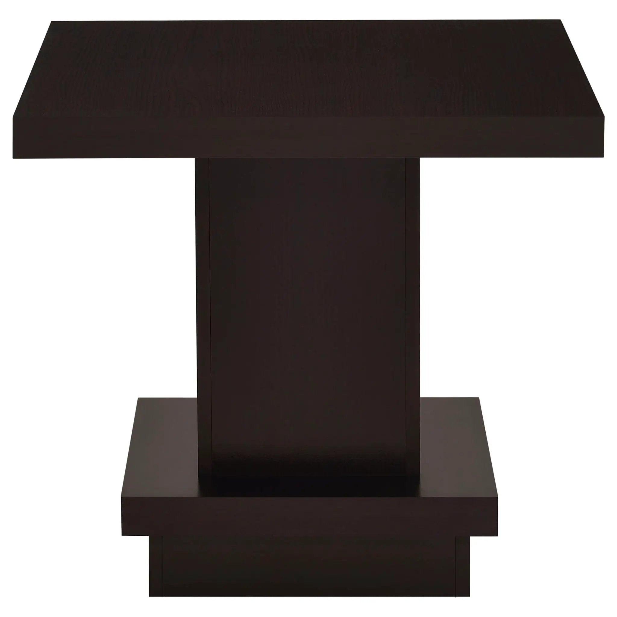 Reston 3-piece Square Coffee and End Table Set Cappuccino by Unique Piece Furniture