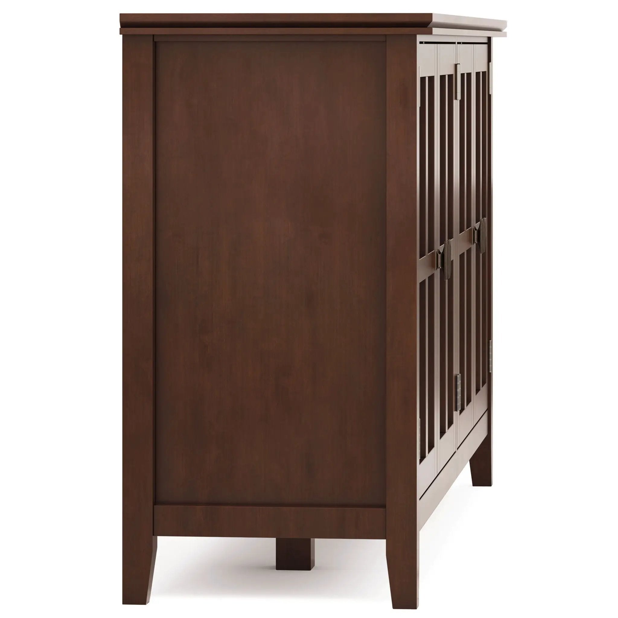 Artisan - Handcrafted Wide 4 Door Storage Cabinet by HouseOfZazla