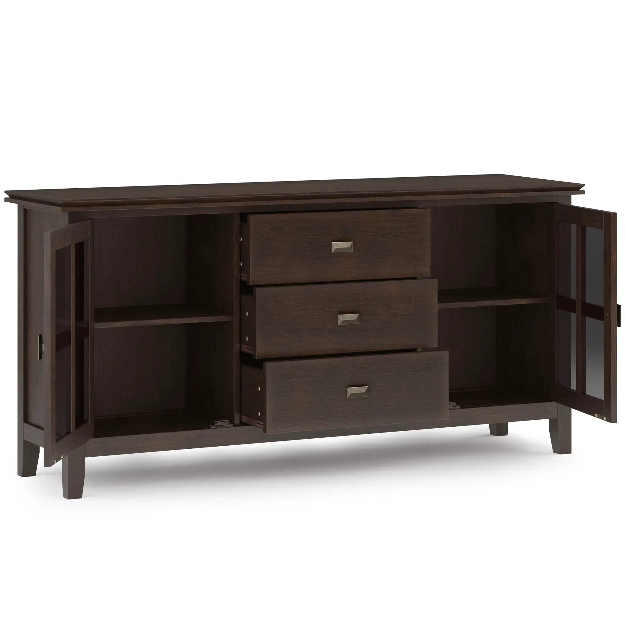 Artisan - Large Sideboard Buffet - Dark Chestnut Brown by HouseOfZazla