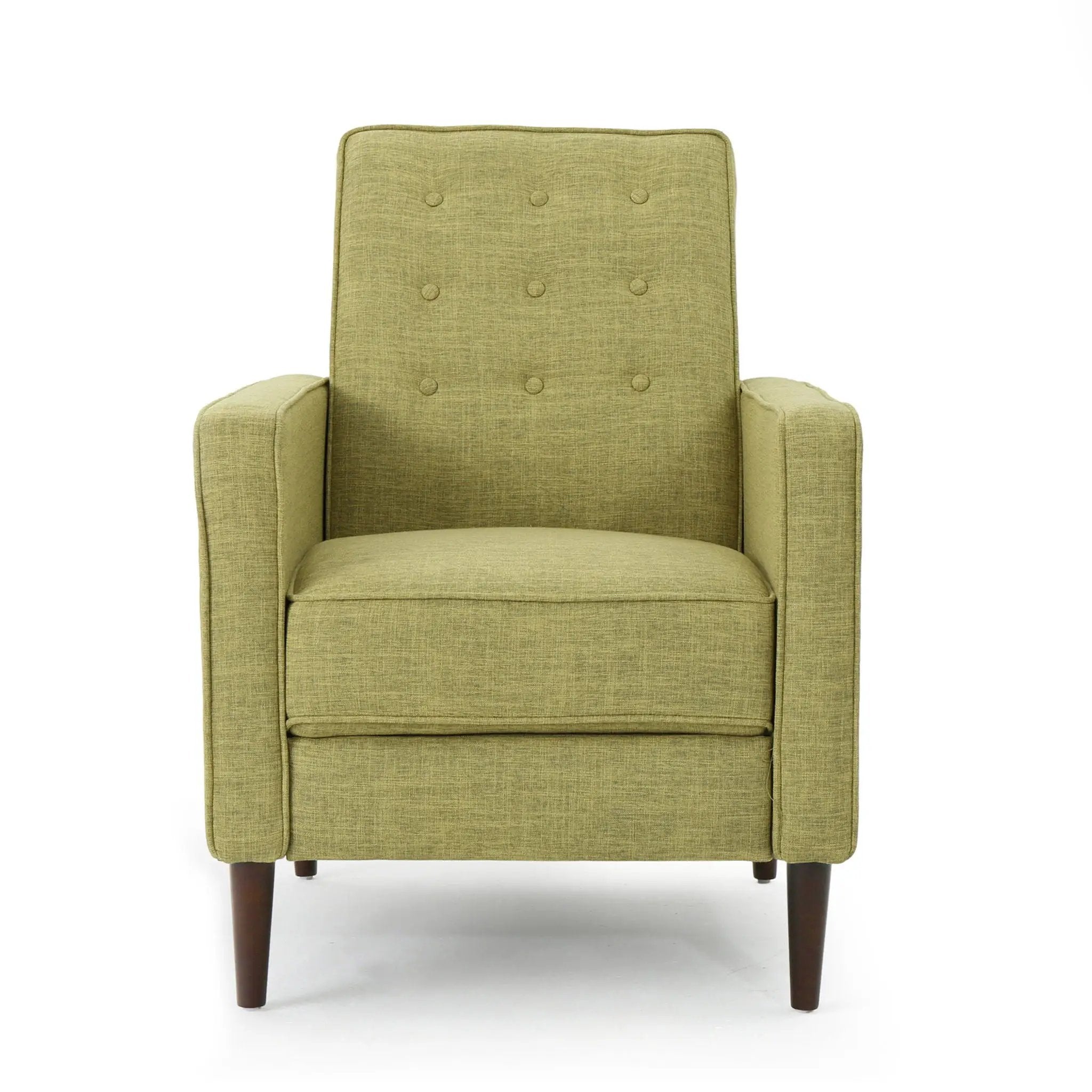 Mid-Century Modern Recliner With Button Tufted Waffle Stitch by HouseOfZazla