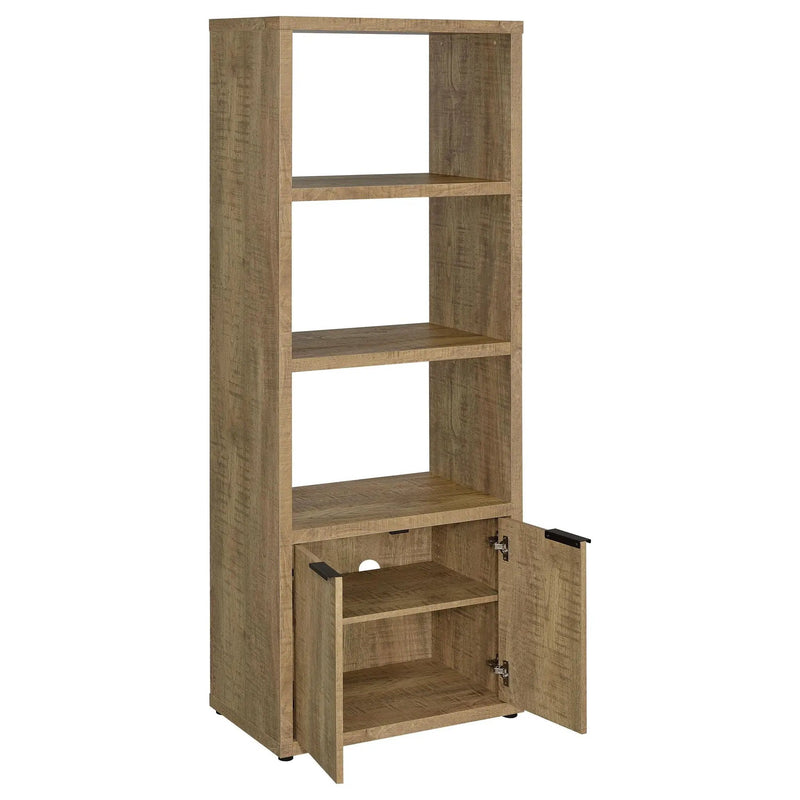 Noriega - 3 Piece TV Entertainment Center, Open & Concealed Storage - Wood by HouseOfZazla