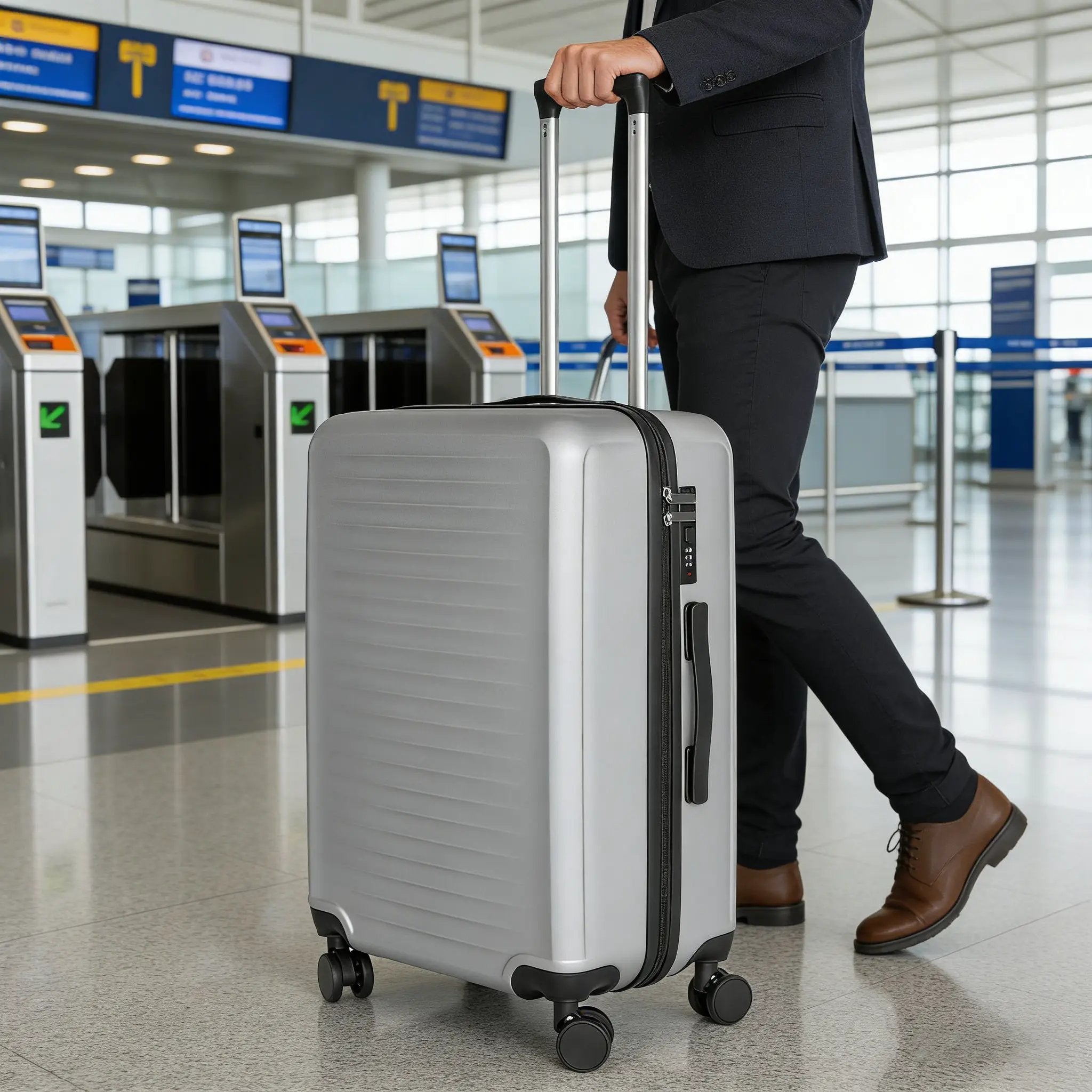 3 Piece Hard Shell Lightweight Carry On Suitcase Set by HouseOfZazla