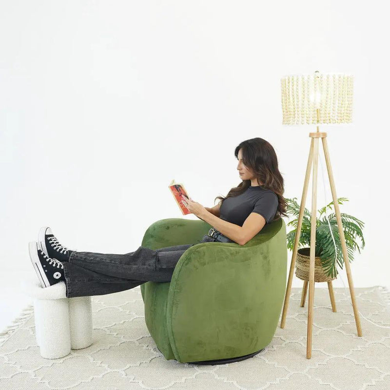 Renee - Swivel Chair - Green by Unique Piece Furniture