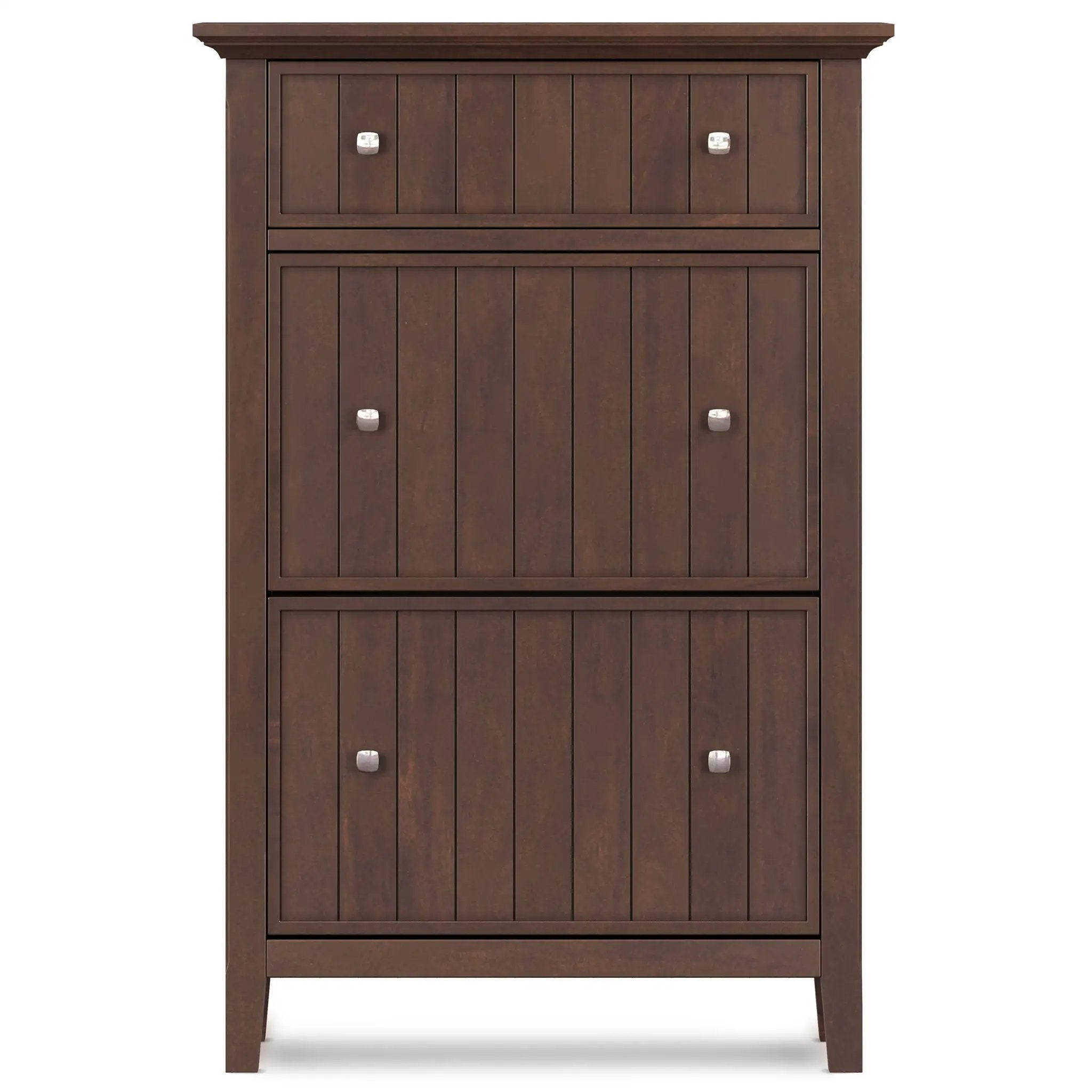 Acadian - Entryway Shoe Storage Cabinet - Brown by HouseOfZazla