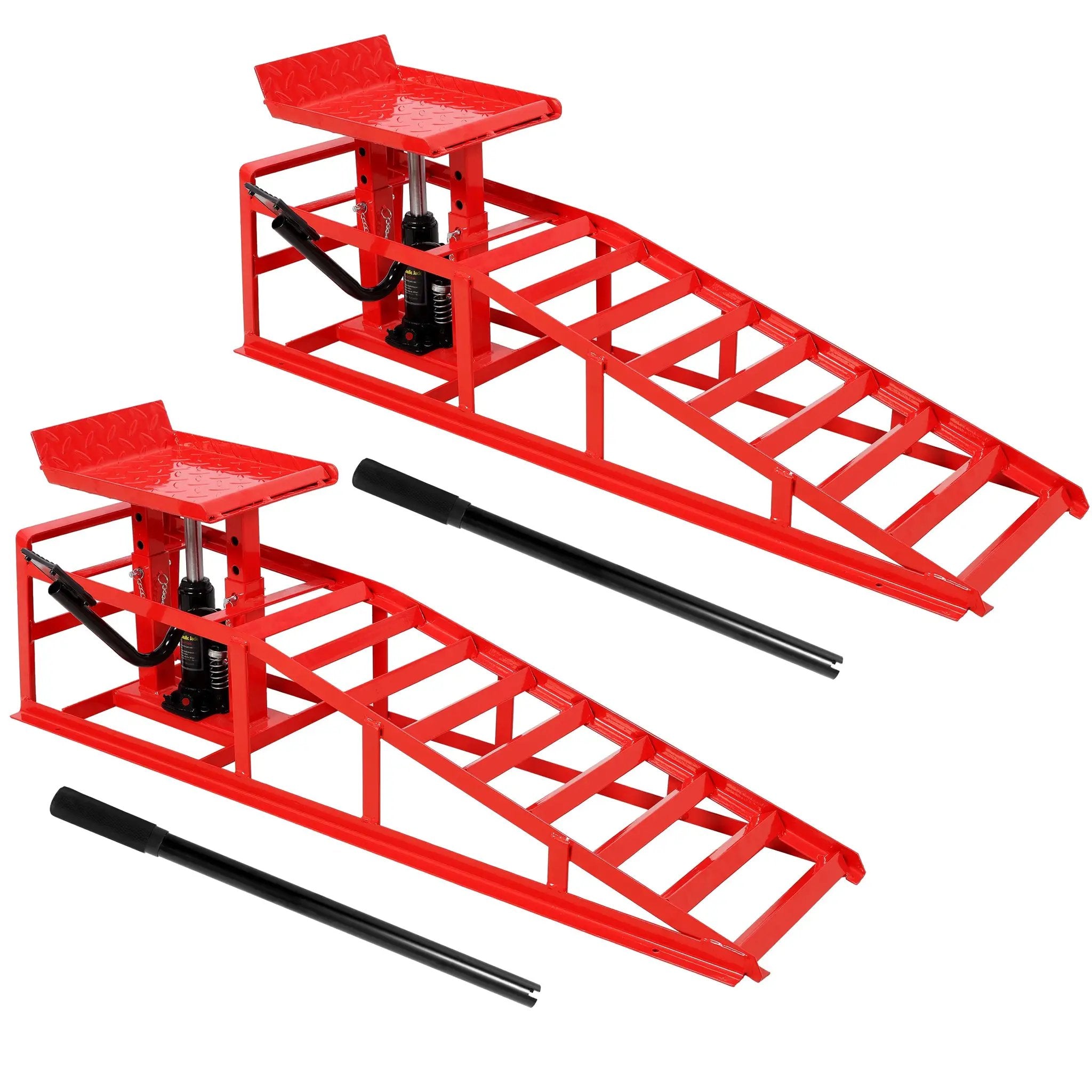 Auto Car Truck Service Ramps with Pedal - 5 Ton Hydraulic Lift by HouseOfZazla