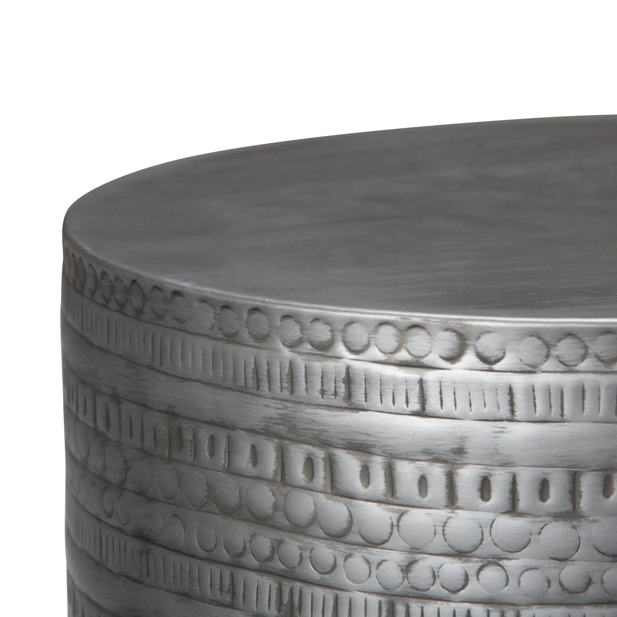 Johnsen - Handcrafted Large Metal Accent Table by Unique Piece Furniture