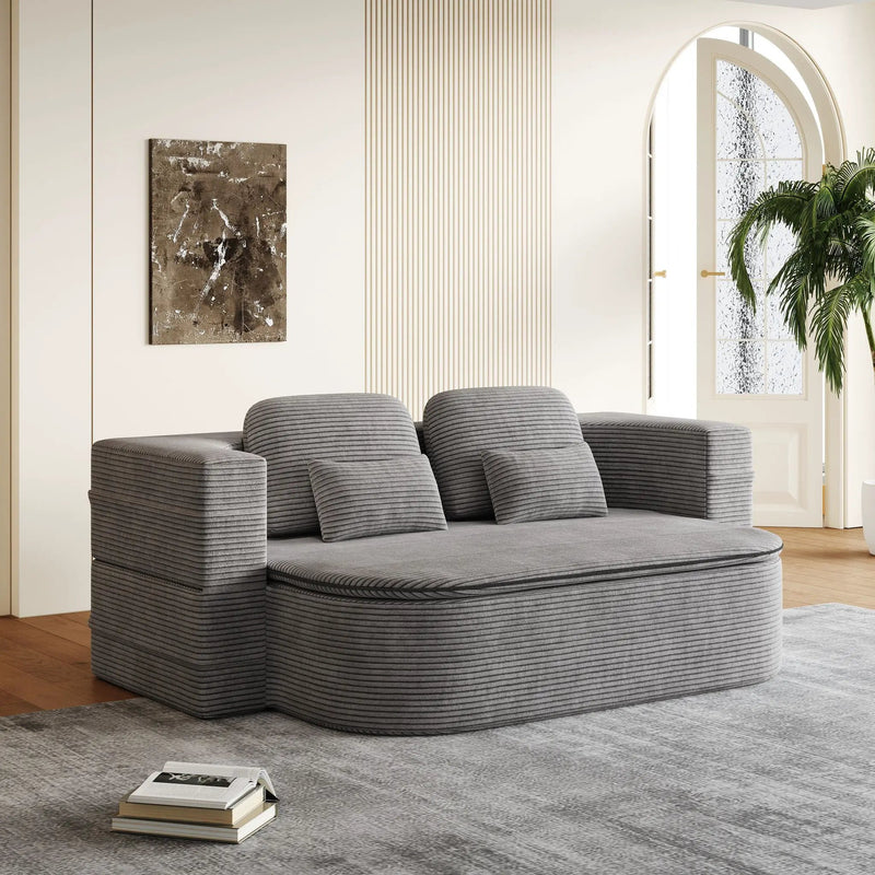 2 In 1 Foldable Sofa Bed With Multi Functional Blanket by HouseOfZazla