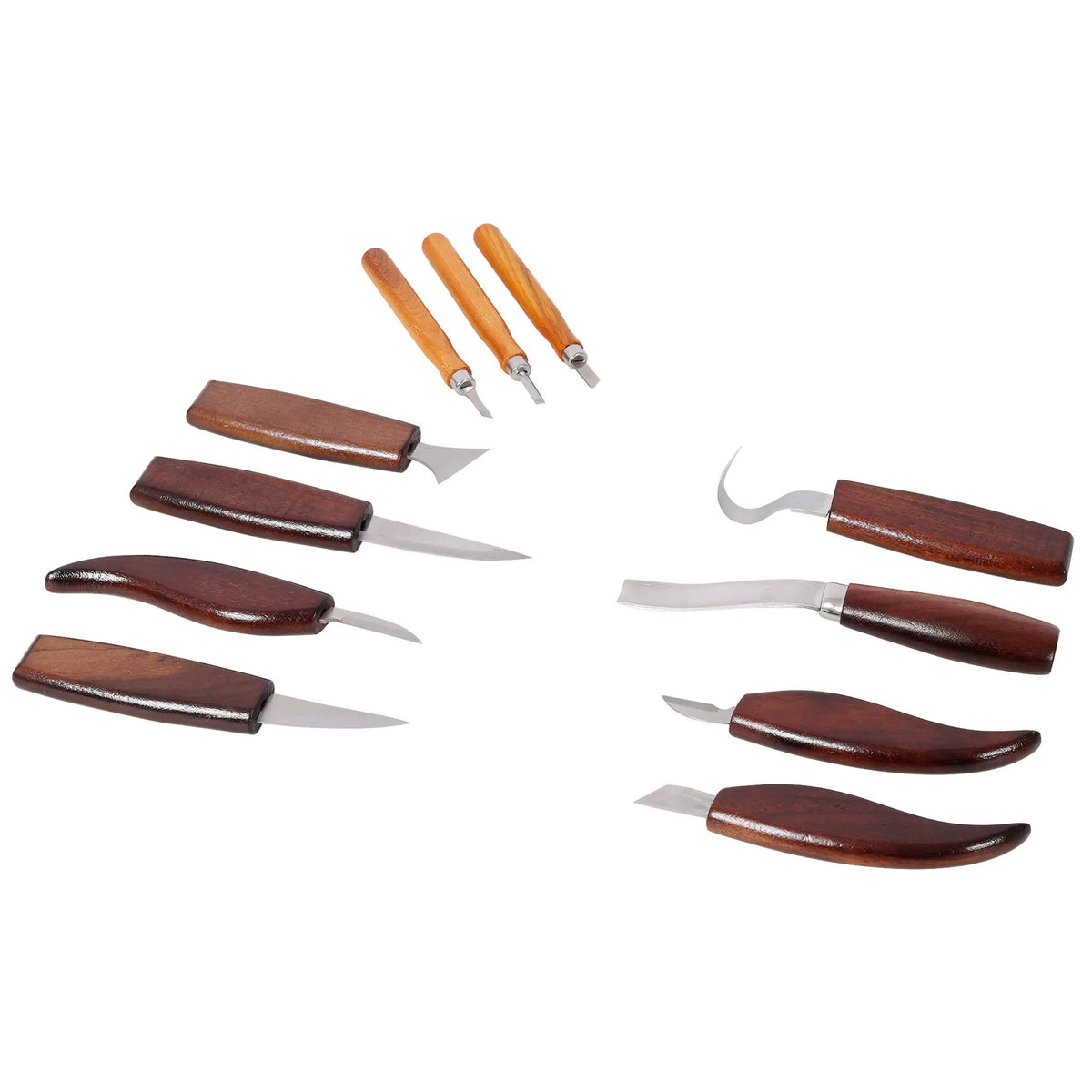 20 Pcs Wood Carving Tools Set with PU Leather Storage Roll Bag by HouseOfZazla