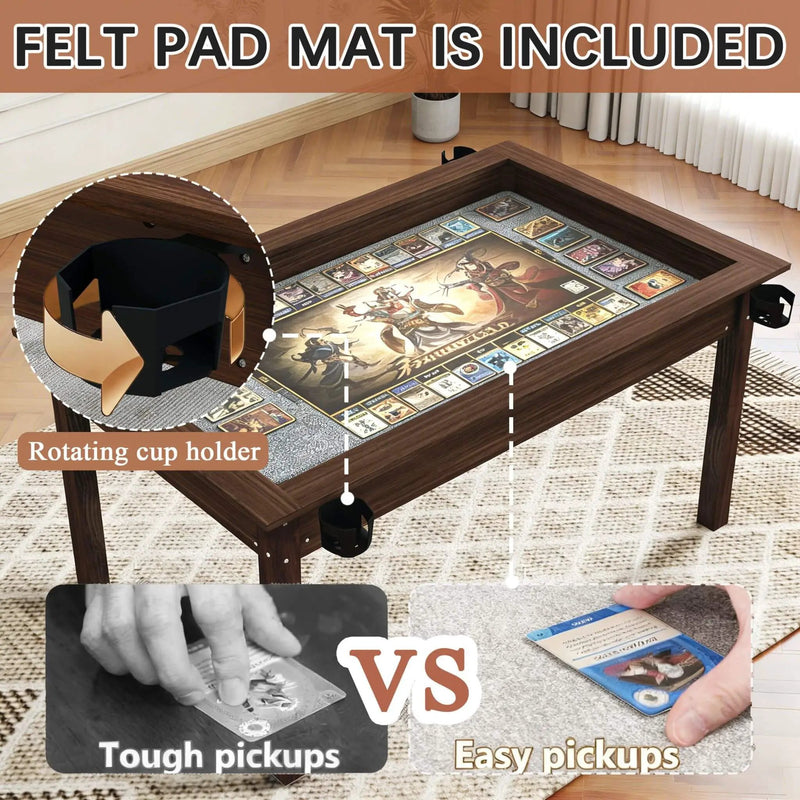 [63X40-Inch] Premium 2-In-1 Multifunctional Board Game Table For 4–6 Players (SAK84513) by SAKSBY WHOLESALE