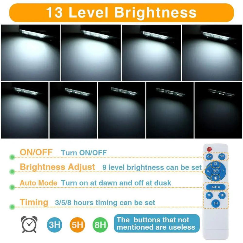 6400W Solar Street Light – 150,000 Lumens Commercial LED Parking Lot Light with Motion Sensor & Remote by Outdoor Solar Outlet
