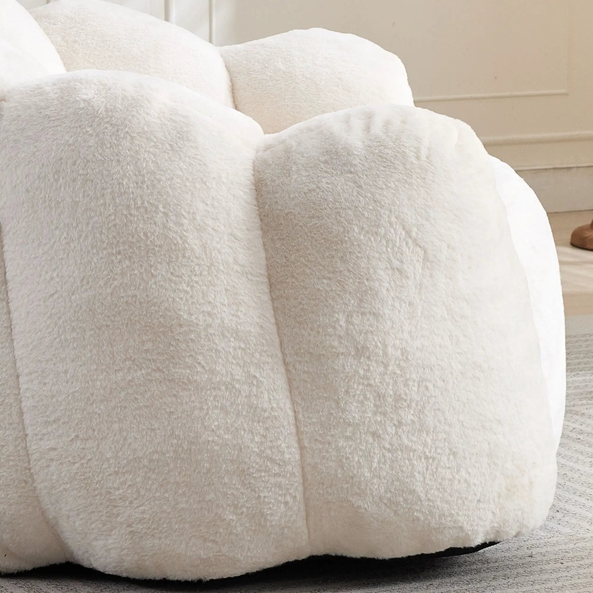 Lotus Style Compression Sofa With Pull Ring by Unique Piece Furniture