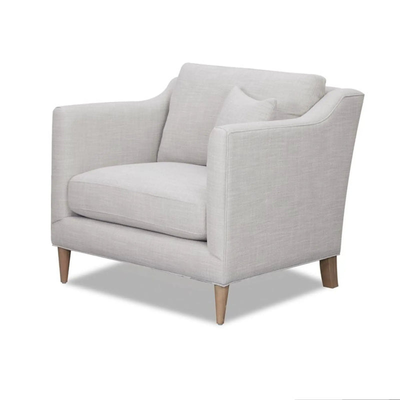 Chair With High Track Arms - Beige by Unique Piece Furniture