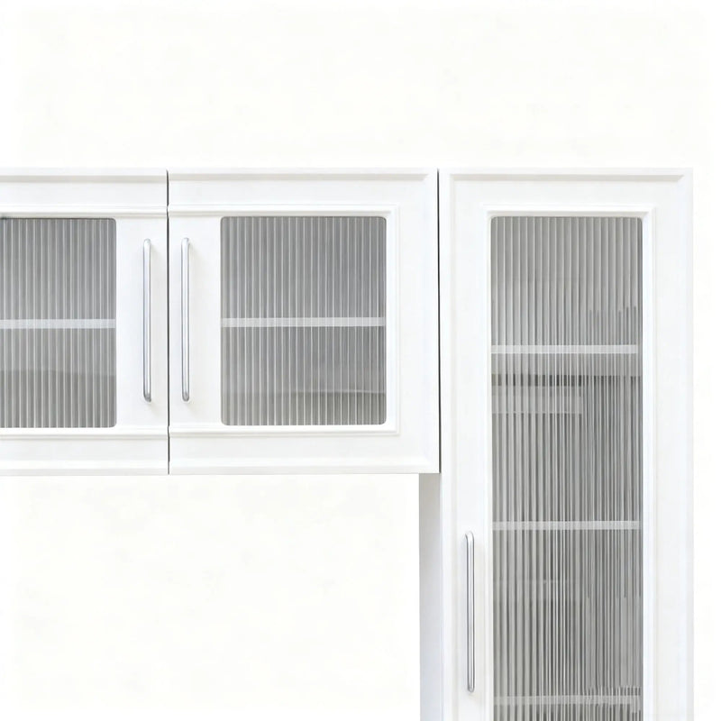 Wall Unit Modern Entertainment Center With Glass Doors by HouseOfZazla