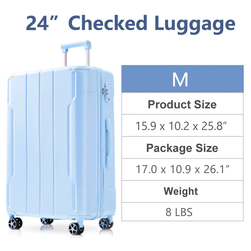 Lightweight Durable ABS Hardshell Suitcase by HouseOfZazla