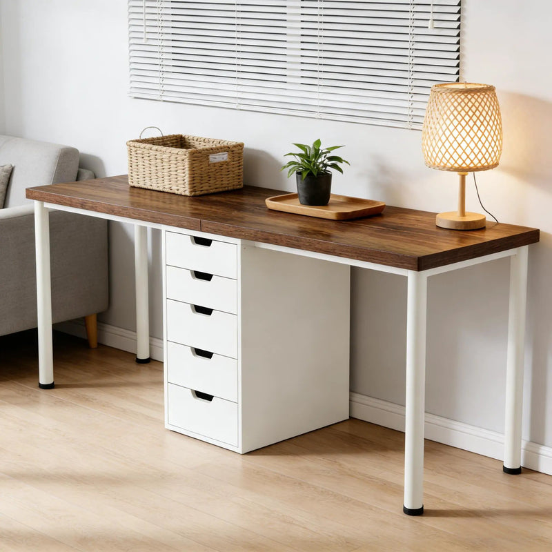Two Person Computer Desk, Workstation by HouseOfZazla