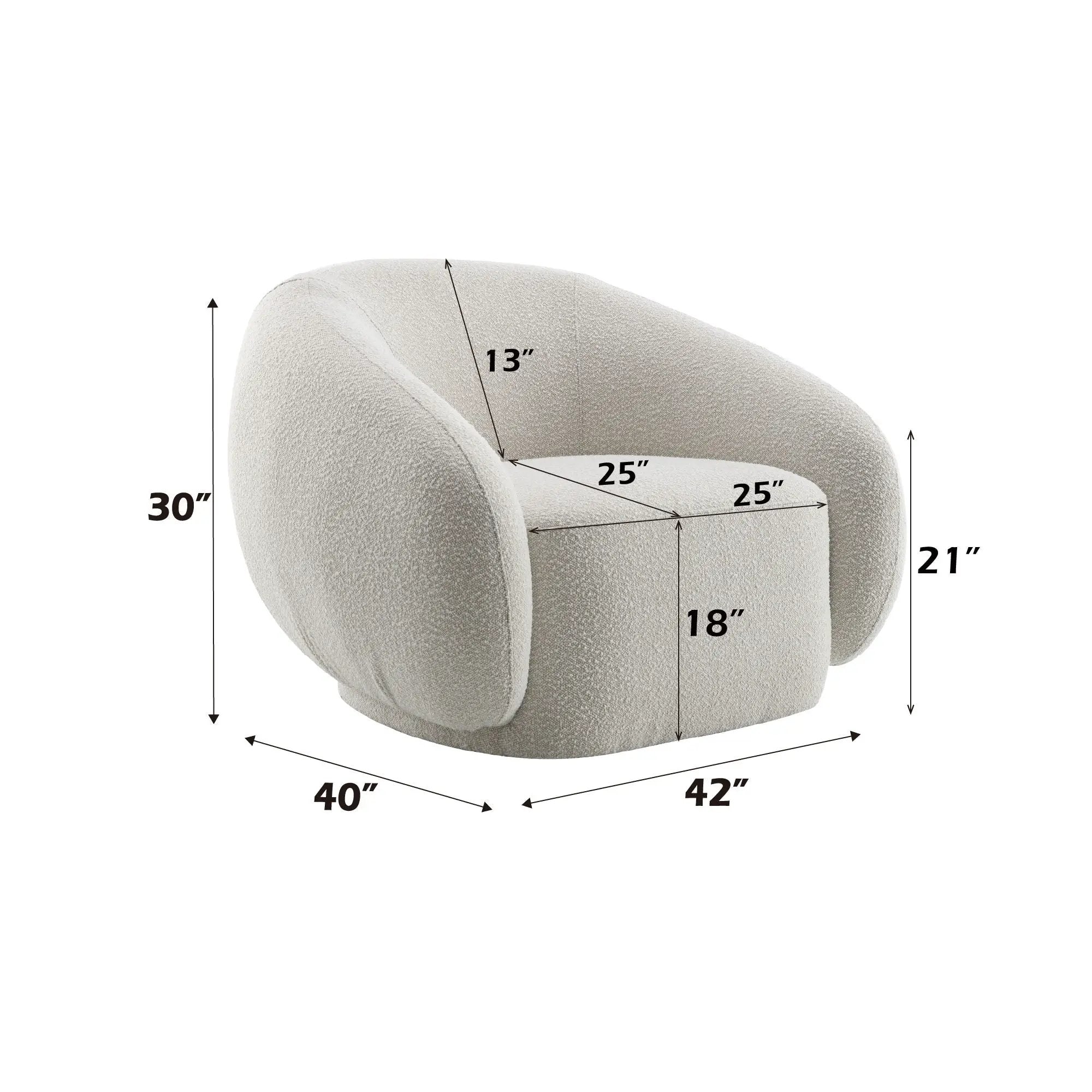 Isabel - Chair With Swivel Base by HouseOfZazla