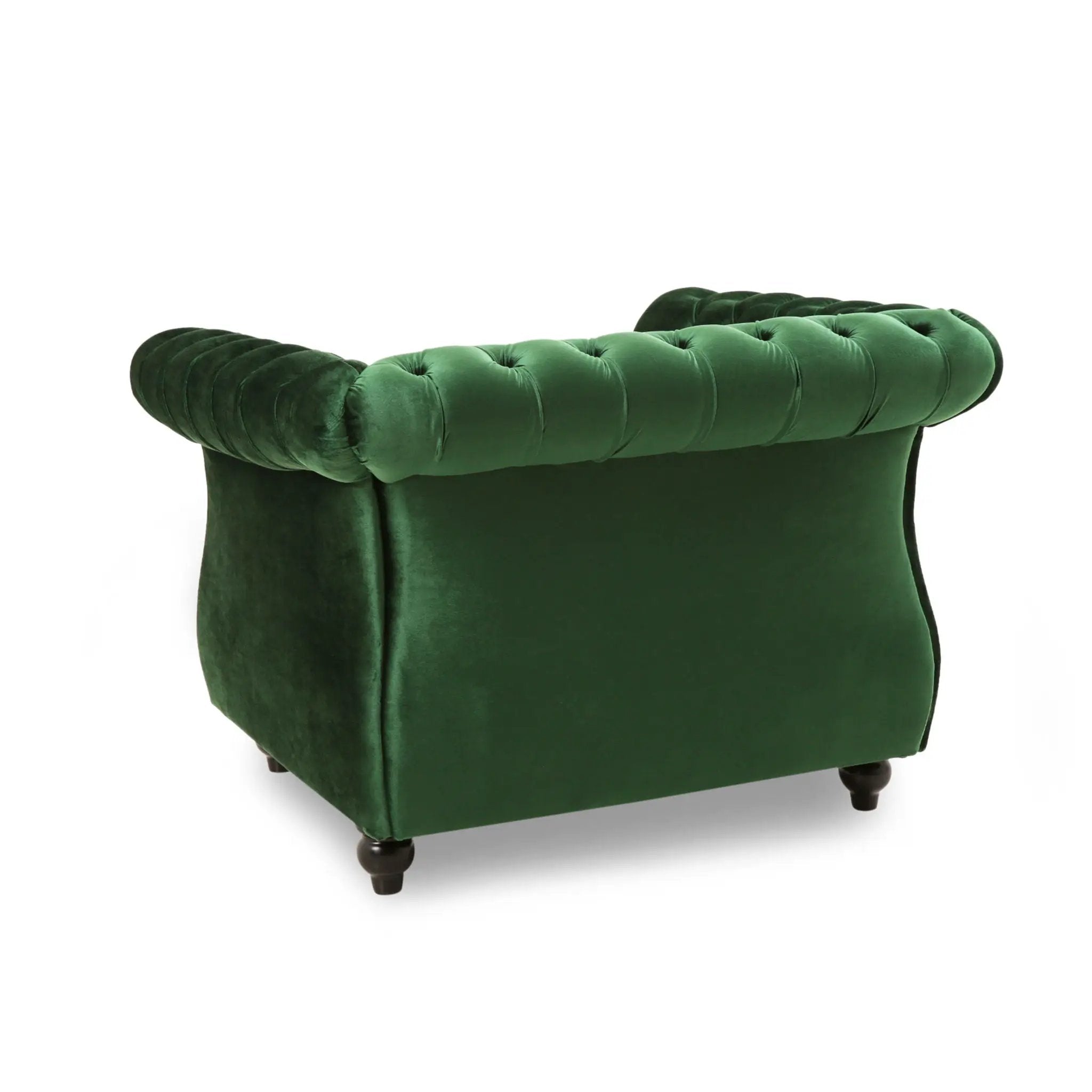 Nexuson Upholstered Chesterfield Chair With Deep Tufted And Nailhead Trim by HouseOfZazla