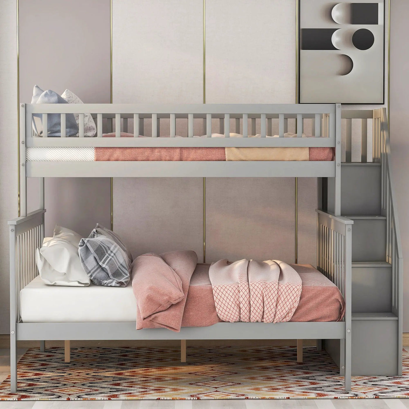 Bunk Bed With Staircase by Unique Piece Furniture