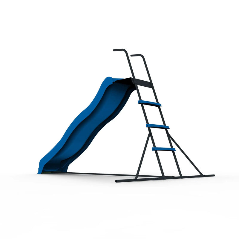 Xsl003 2.2M Kids Plastic Slide Indoor Freestanding Playground Equipment Children Plastic Slide Kids Indoor Slide - Blue by HouseOfZazla