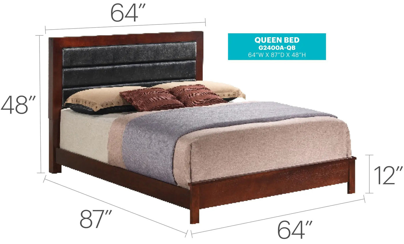 Transitional Modern Design Bed by HouseOfZazla