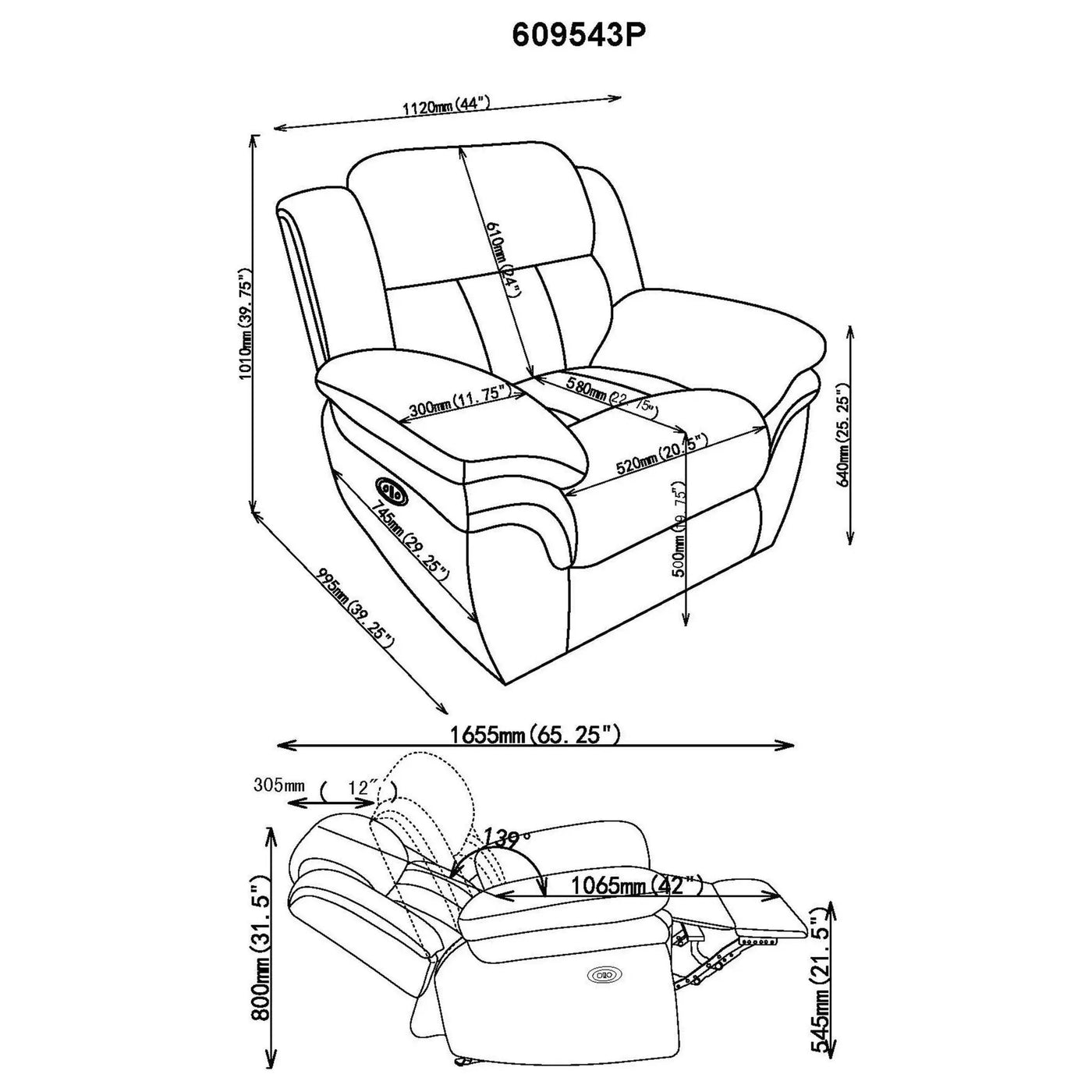 Pannen - Glider Recliner by Unique Piece Furniture