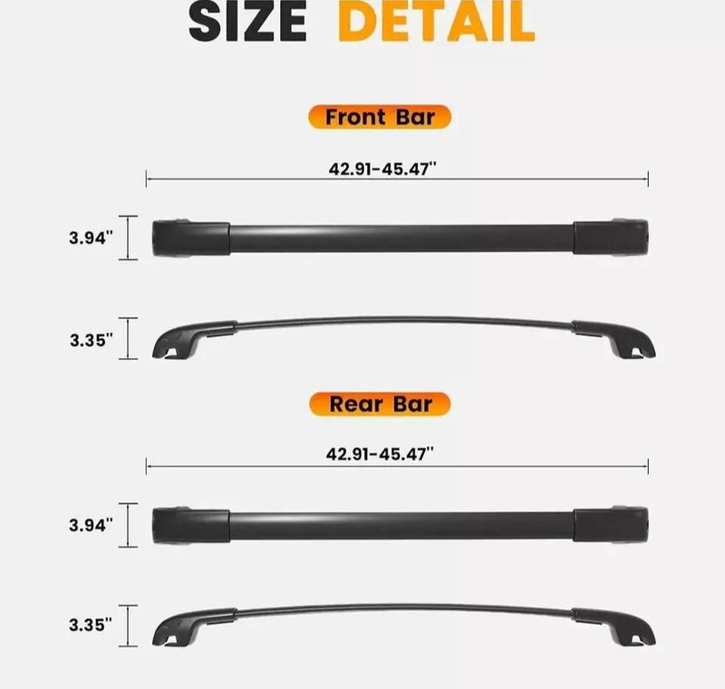 Open Box HMMTY Car Roof Rack Cross Bars Compatible with Subaru Outback Wilderness 2022-2025 by Selzalot
