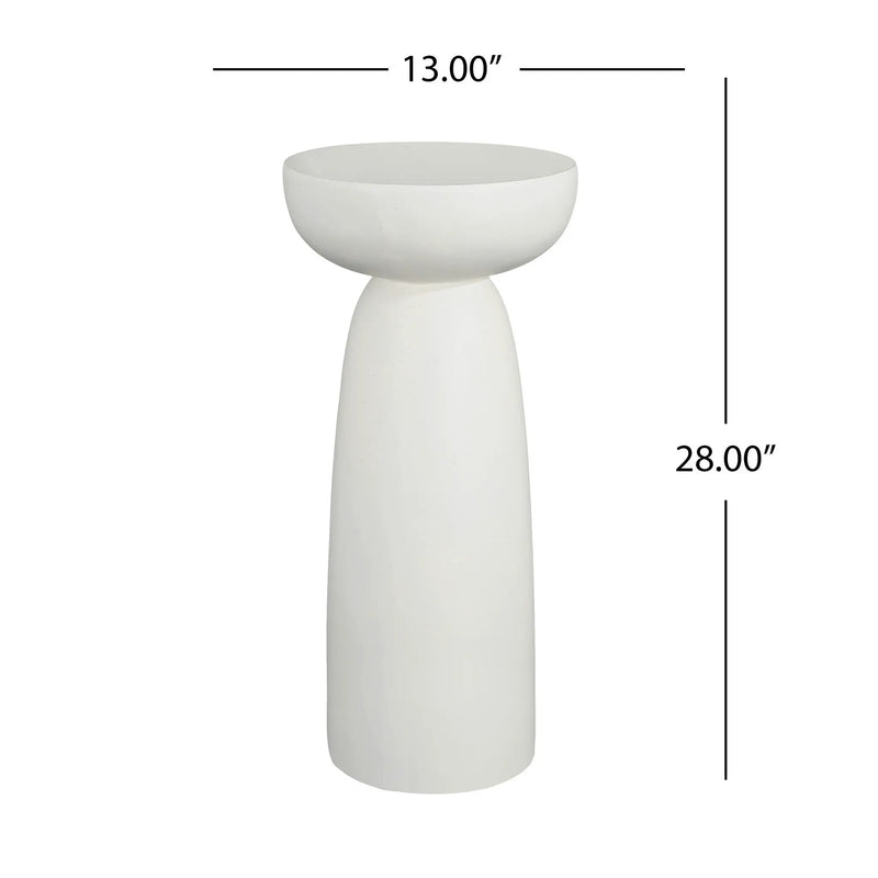 Magnesium Oxide Plant Stand - White by HouseOfZazla