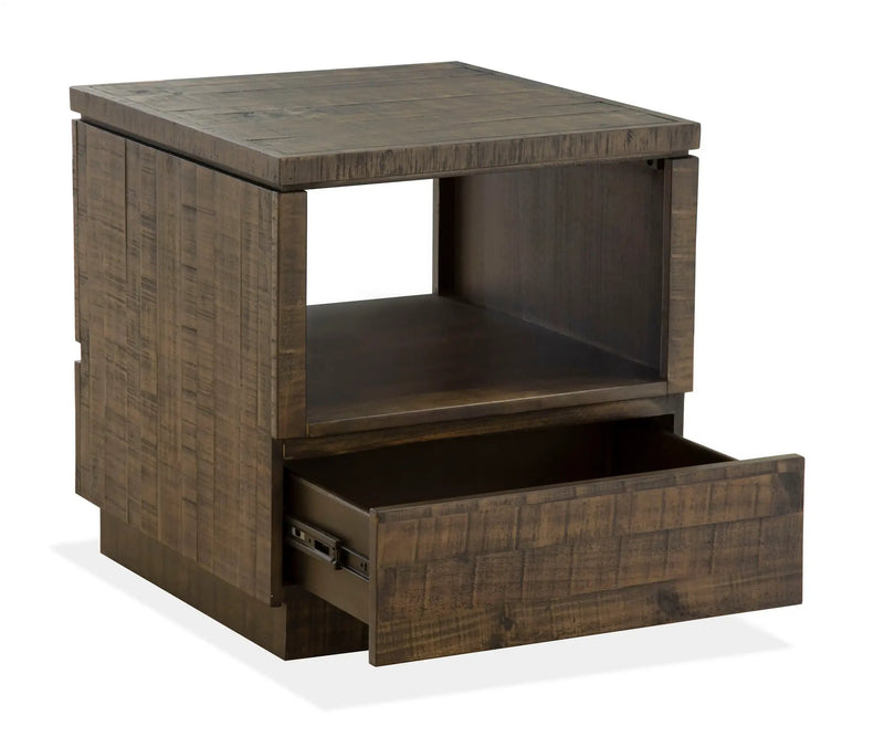 Baisden - Rectangular End Table - Tobacco by Unique Piece Furniture