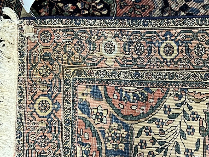 Antique Persian Sarouk Farahan Rug 4x7, Collectible Persian Carpet by Jewel Rugs