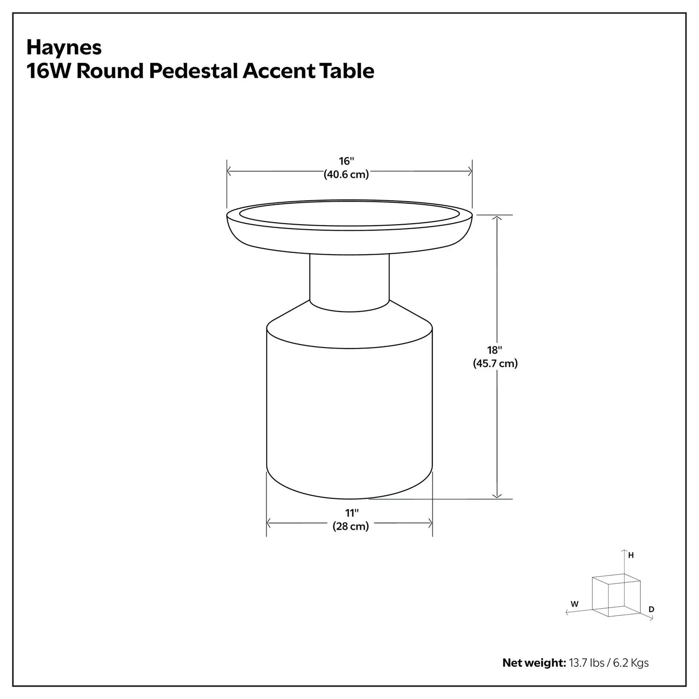 Haynes - Handcrafted Wooden Accent Table by HouseOfZazla