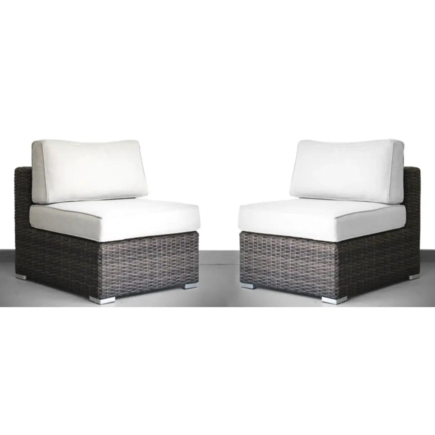 Seating Set With Cushions Handcrafted Wicker Design by Unique Piece Furniture