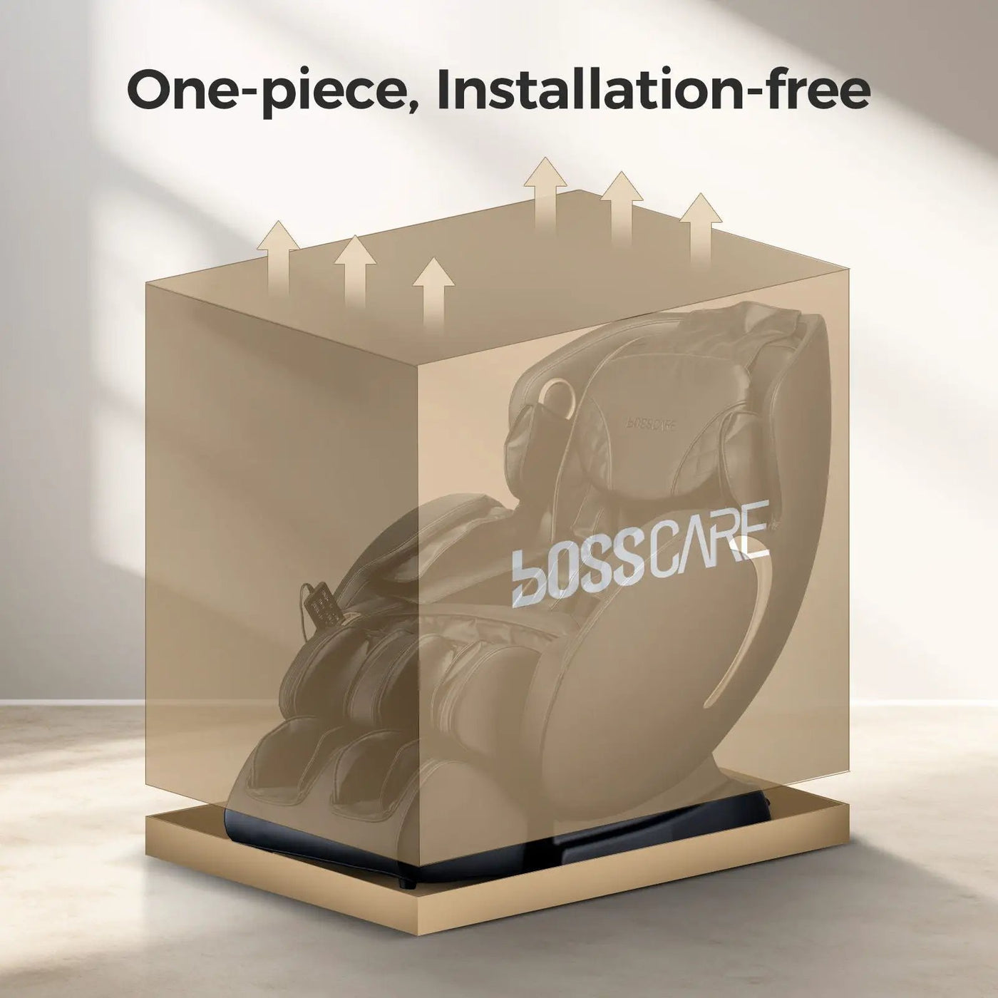 Bosscare - 3D Zero Gravity Massage Chair, Full Body Shiatsu Recliner With App by HouseOfZazla